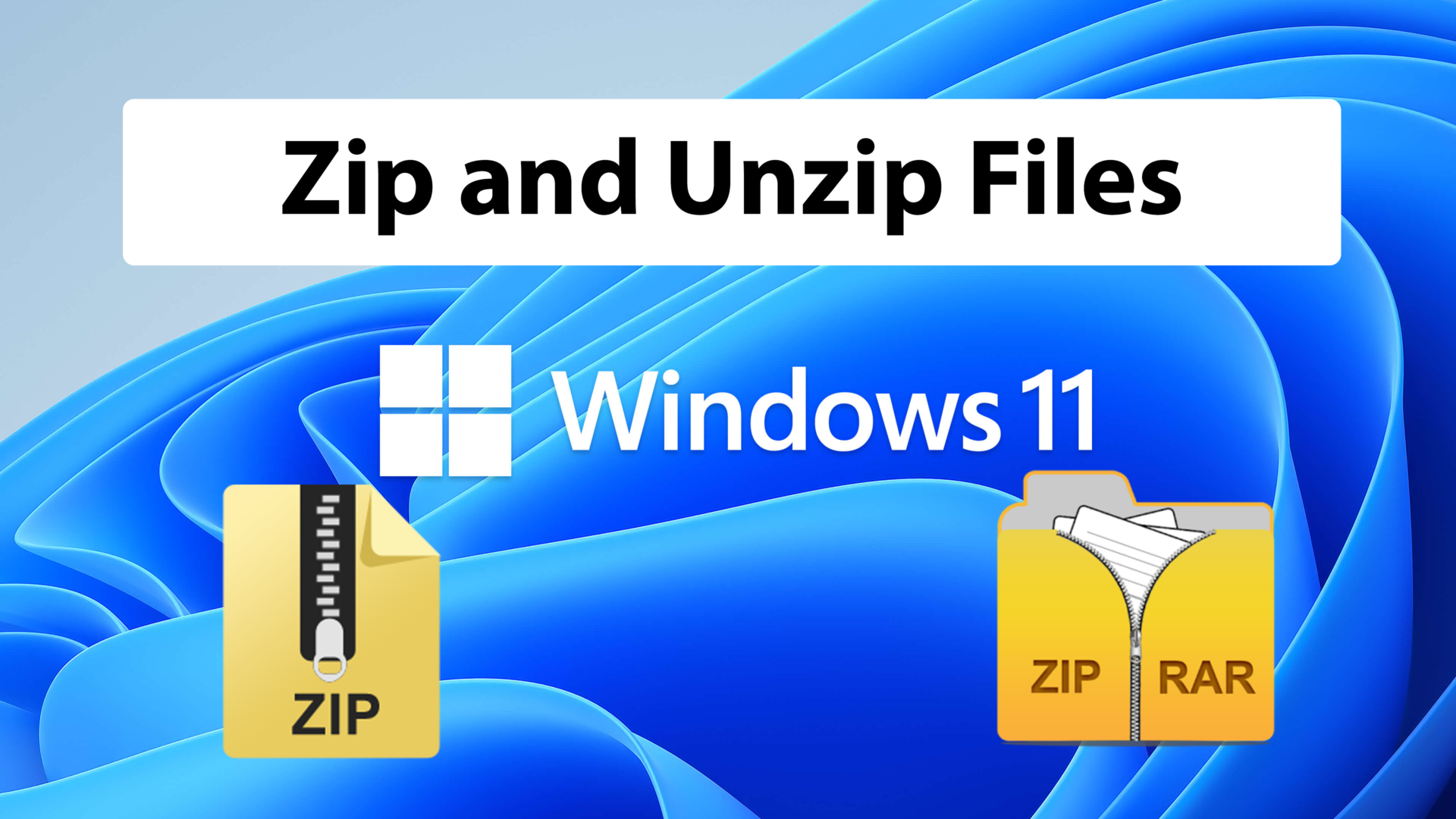 How to Zip and Unzip Files or Folders on Windows 11? TechSpite